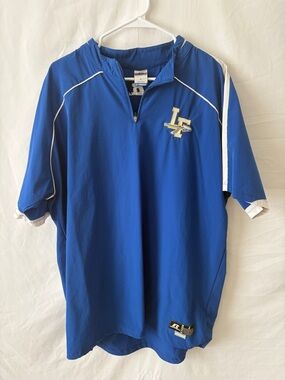 Russell Quarter Zip Short Sleeve Shirt Lake Forest Scouts